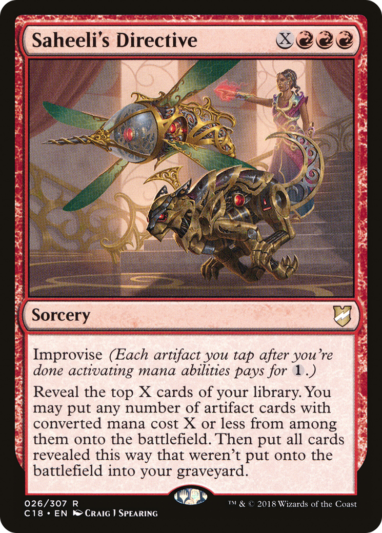 Magic: The Gathering - Saheeli's Directive - Commander 2018
