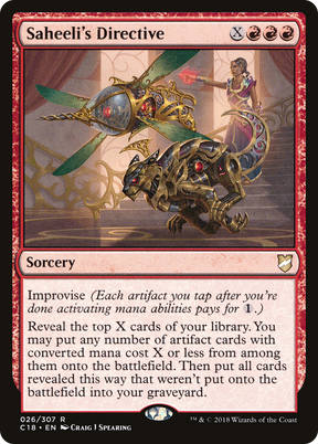 Magic: The Gathering - Saheeli's Directive - Commander 2018