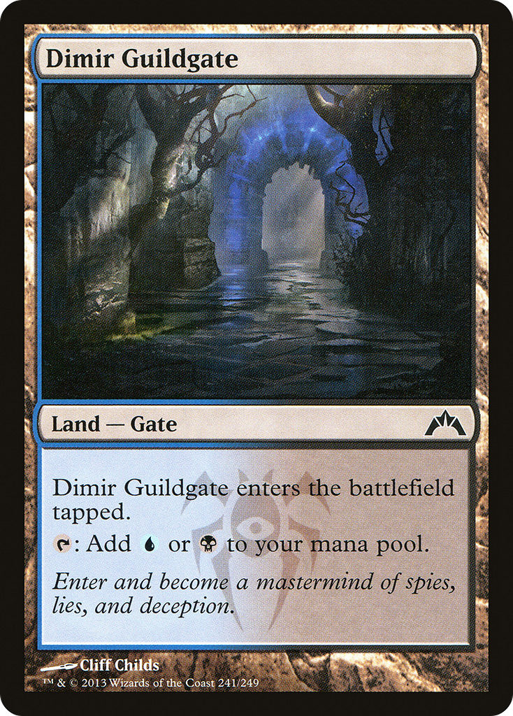 Magic: The Gathering - Dimir Guildgate - Gatecrash