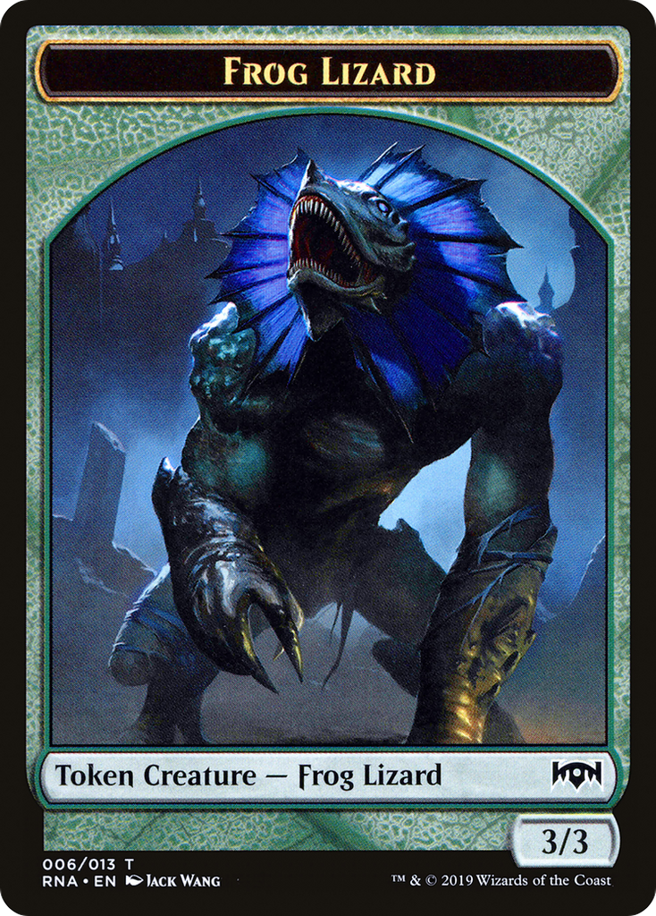 Magic: The Gathering - Frog Lizard Token - Ravnica Allegiance Tokens