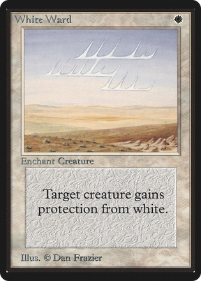 Magic: The Gathering - White Ward - Limited Edition Beta