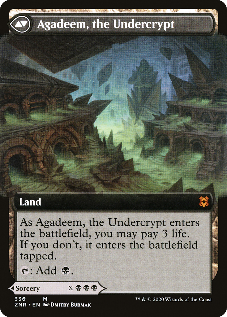 Magic: The Gathering - Agadeem's Awakening // Agadeem, the Undercrypt - Zendikar Rising