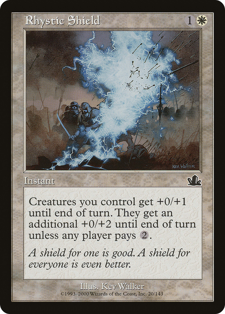 Magic: The Gathering - Rhystic Shield - Prophecy