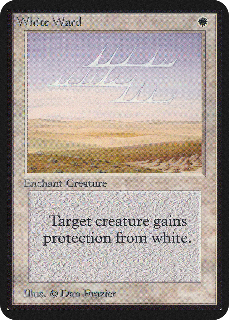 Magic: The Gathering - White Ward - Limited Edition Alpha