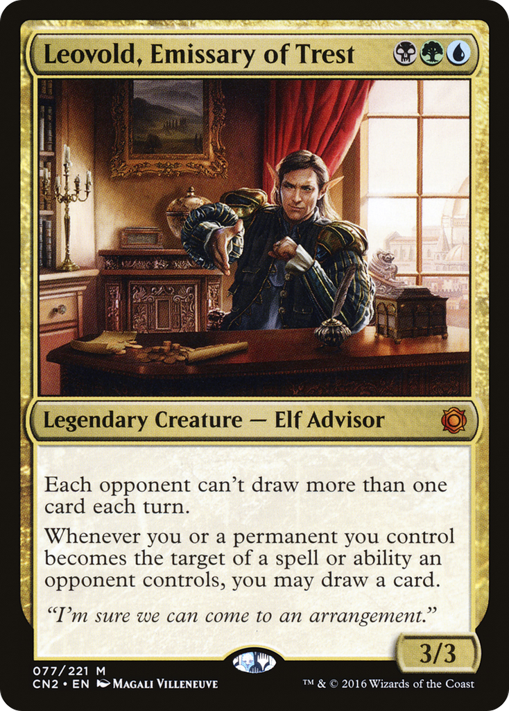 Magic: The Gathering - Leovold, Emissary of Trest - Conspiracy: Take the Crown