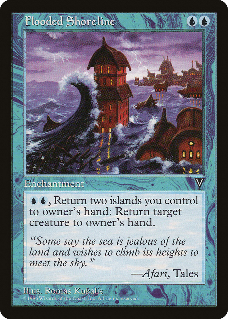 Magic: The Gathering - Flooded Shoreline - Visions