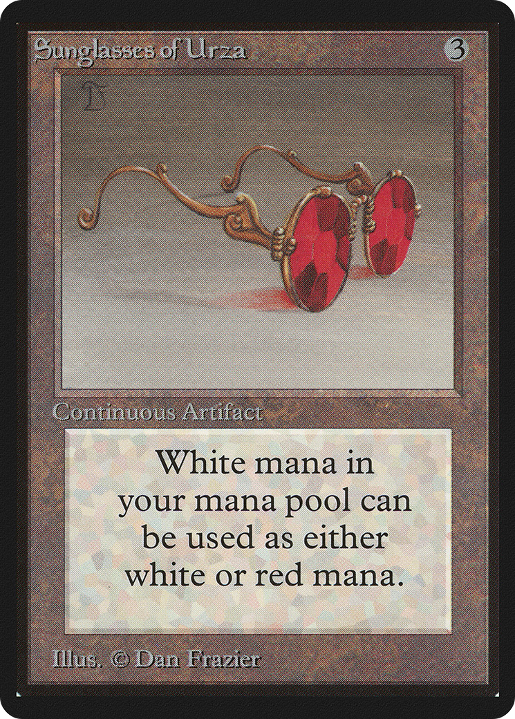 Magic: The Gathering - Sunglasses of Urza - Limited Edition Beta
