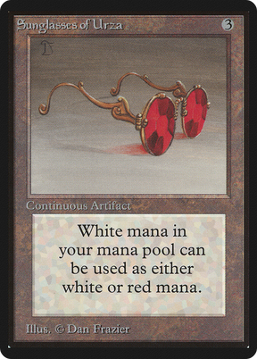 Magic: The Gathering - Sunglasses of Urza - Limited Edition Beta