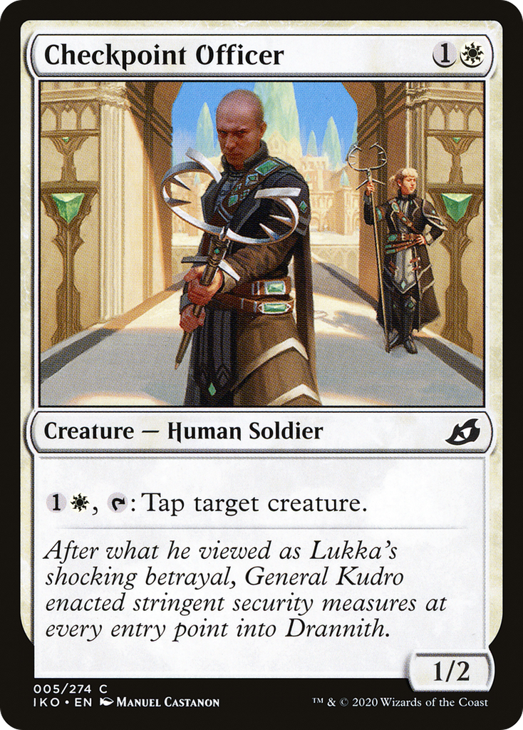 Magic: The Gathering - Checkpoint Officer - Ikoria: Lair of Behemoths