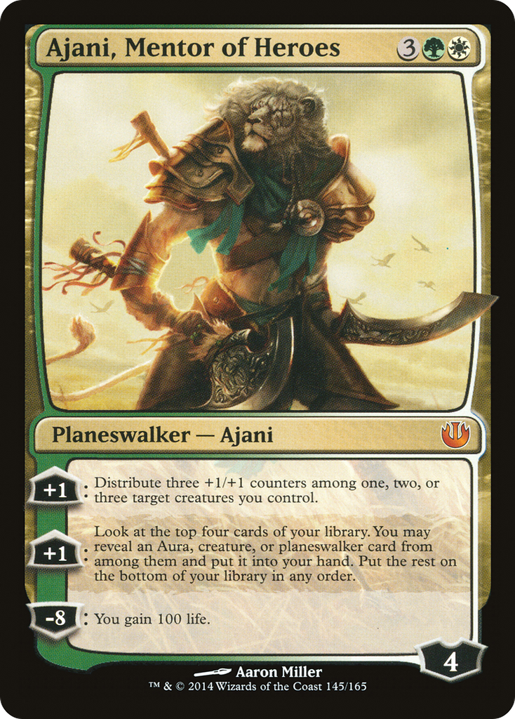 Magic: The Gathering - Ajani, Mentor of Heroes - Journey into Nyx