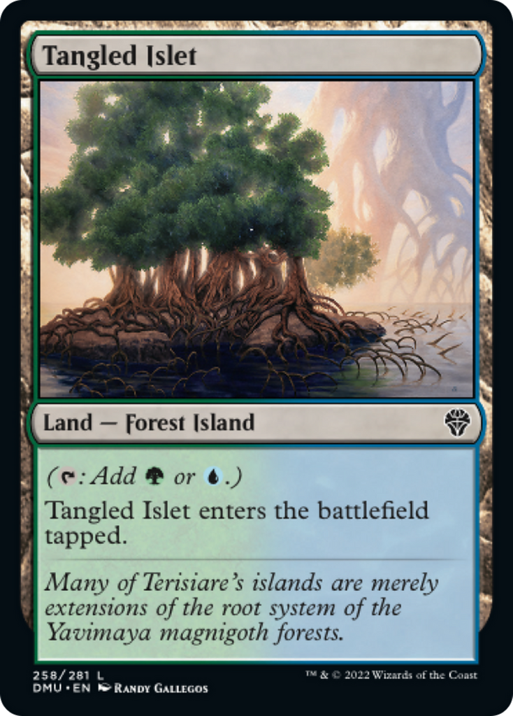 Magic: The Gathering - Tangled Islet Foil - Dominaria United