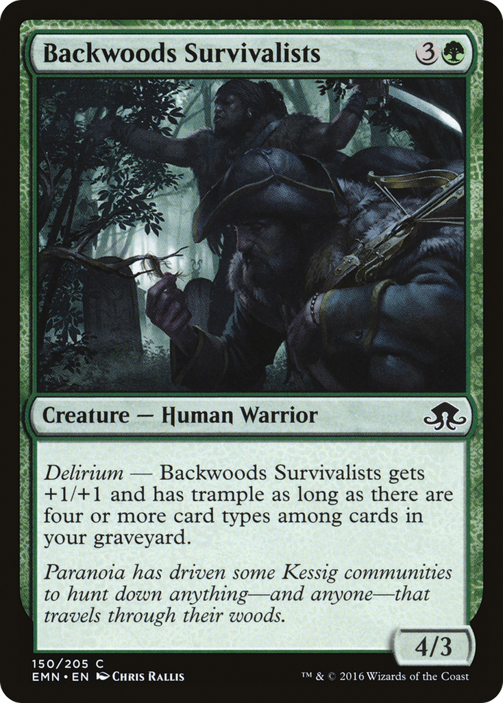 Magic: The Gathering - Backwoods Survivalists - Eldritch Moon