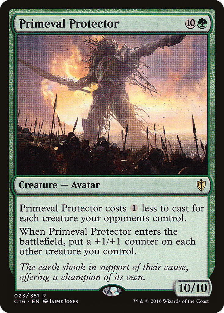 Magic: The Gathering - Primeval Protector - Commander 2016