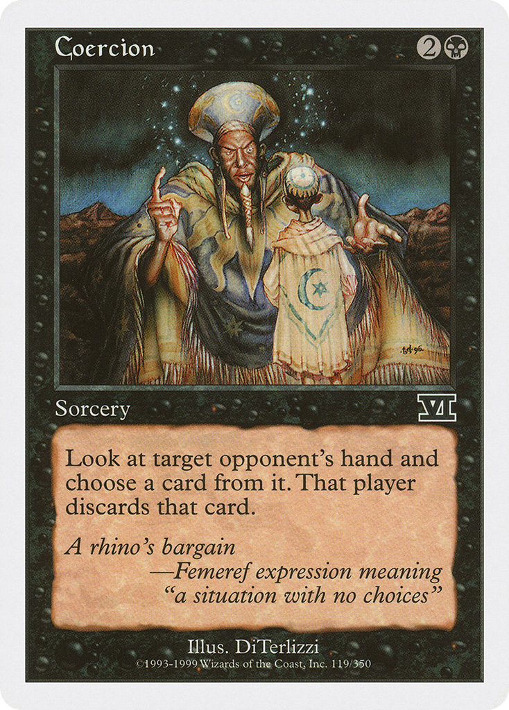 Magic: The Gathering - Coercion - Classic Sixth Edition