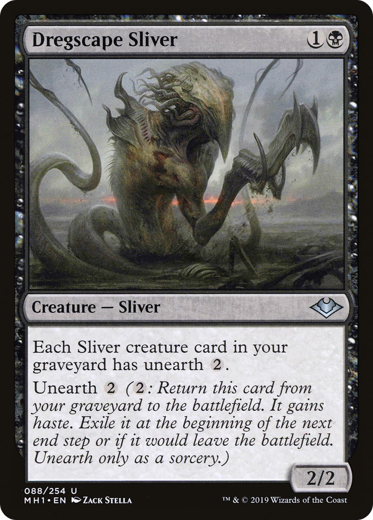 Magic: The Gathering - Dregscape Sliver Foil - Modern Horizons