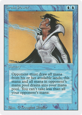 Magic: The Gathering - Drain Power - Revised Edition