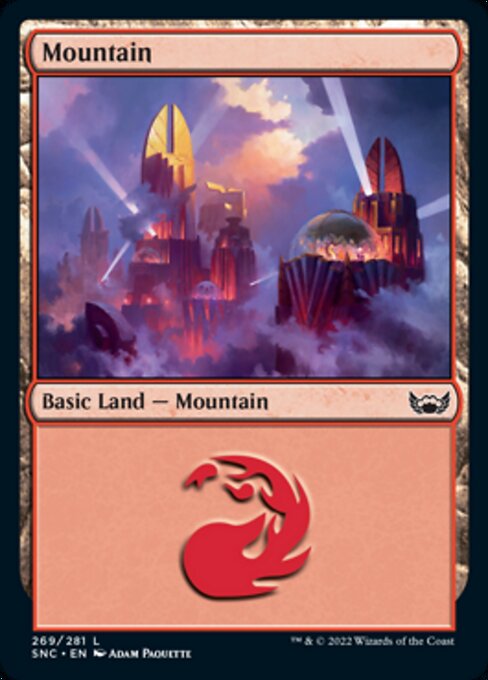 Magic the Gathering - Mountain #269 Foil - Streets of New Capenna