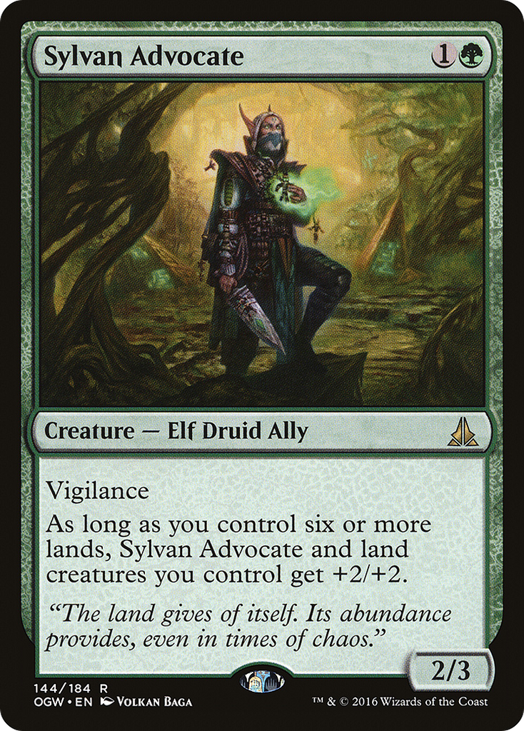 Magic: The Gathering - Sylvan Advocate - Oath of the Gatewatch