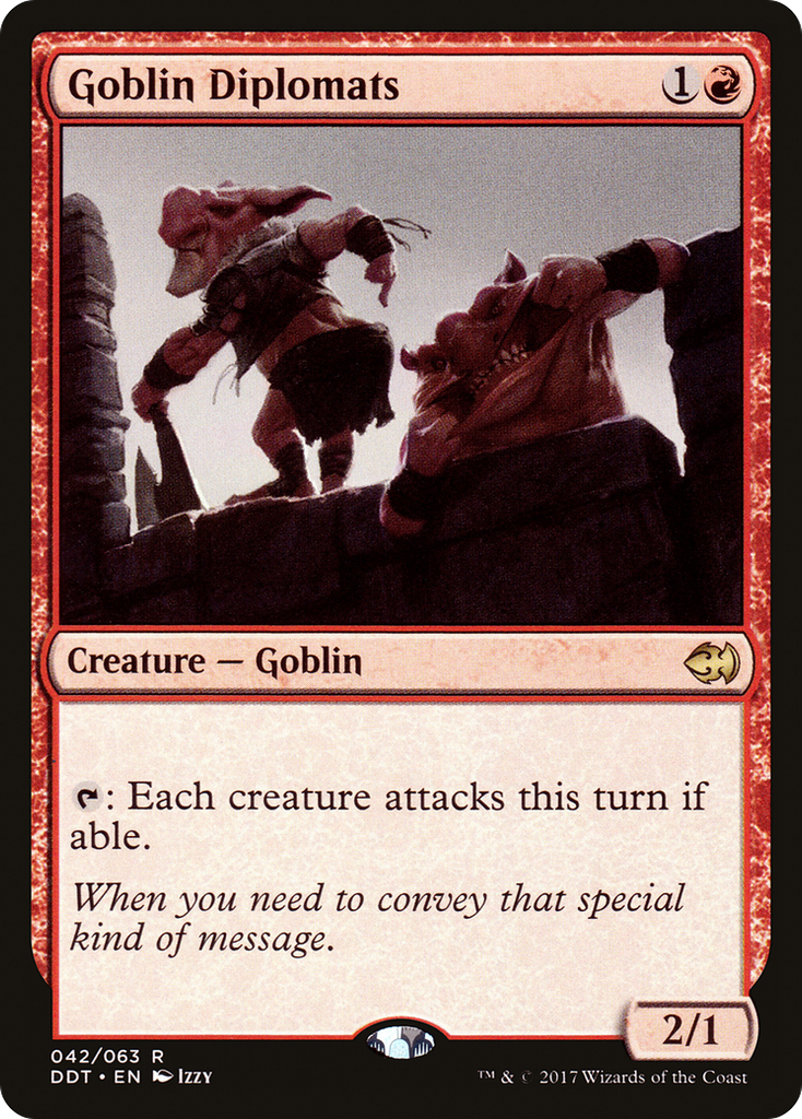 Magic: The Gathering - Goblin Diplomats - Duel Decks: Merfolk vs. Goblins