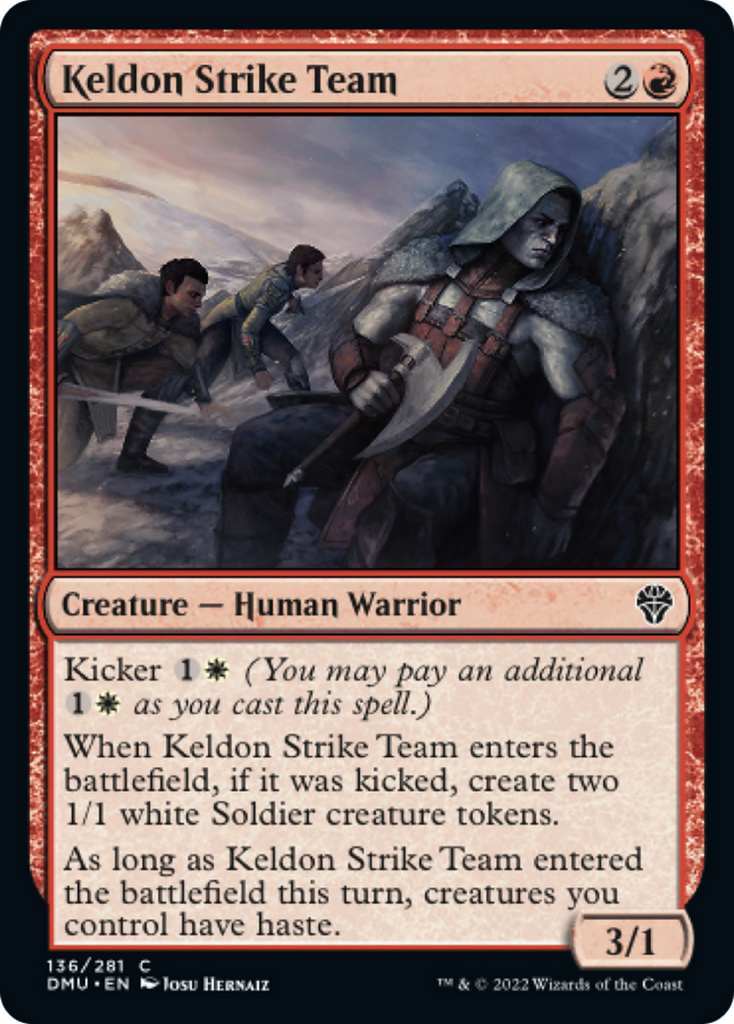 Magic: The Gathering - Keldon Strike Team Foil - Dominaria United