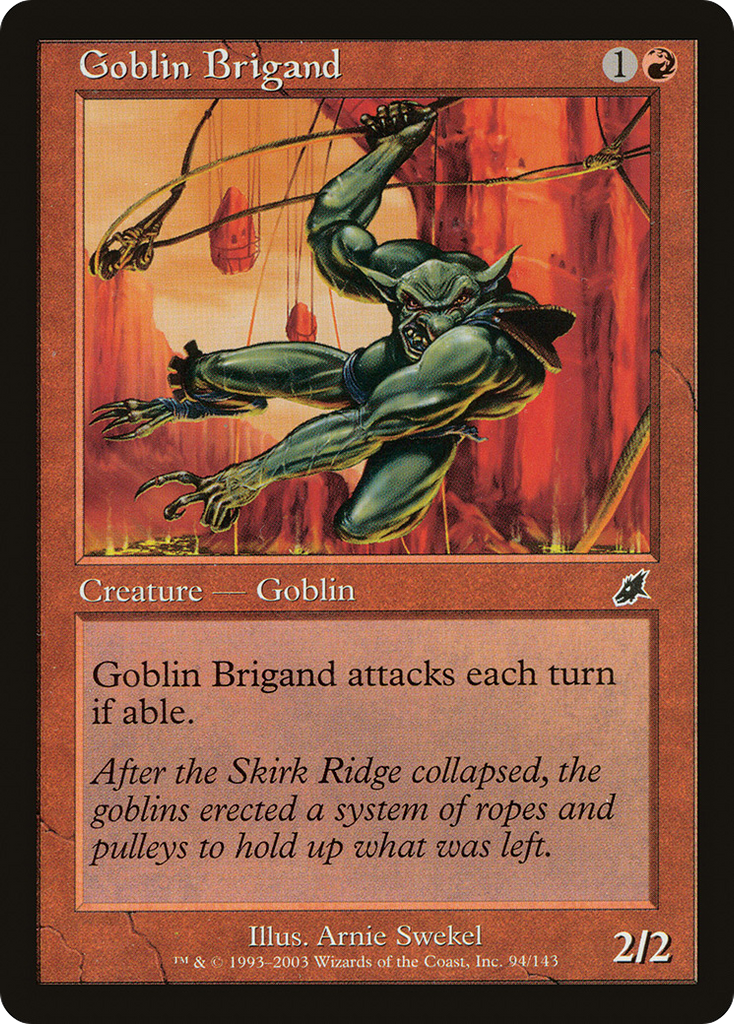Magic: The Gathering - Goblin Brigand - Scourge