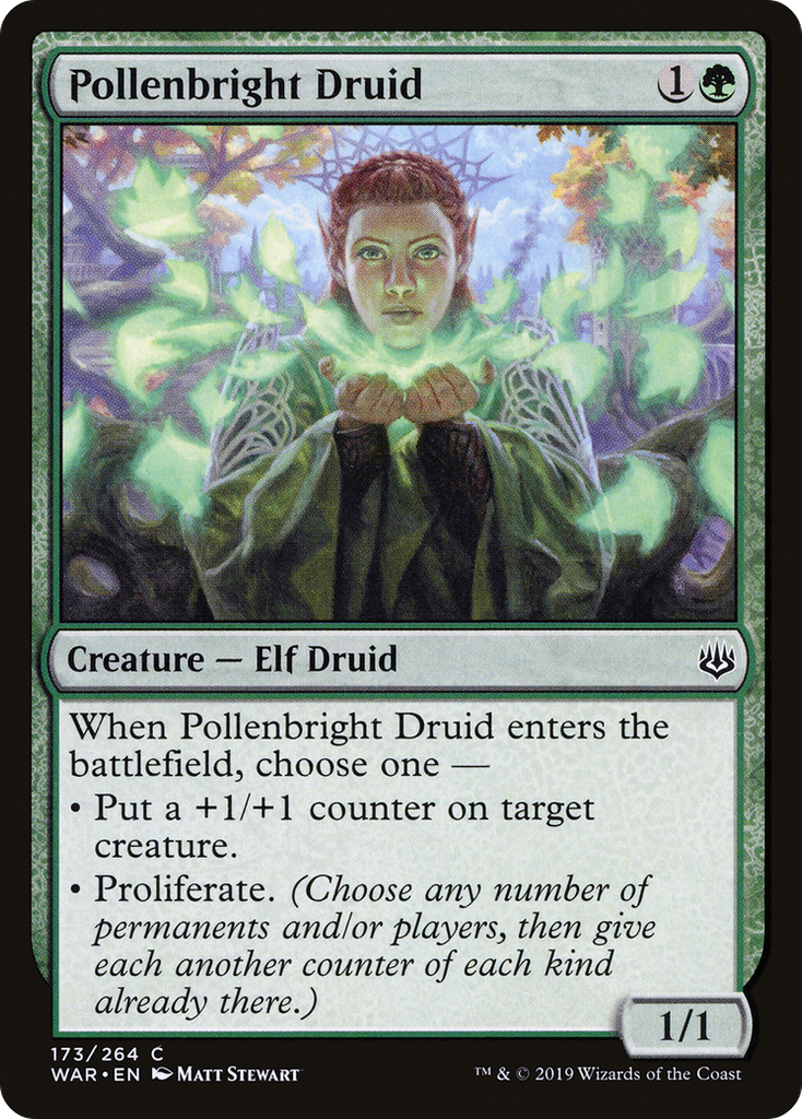 Magic: The Gathering - Pollenbright Druid - War of the Spark