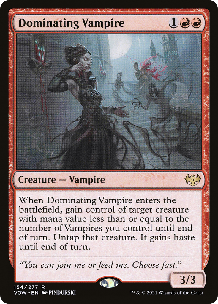 Magic: The Gathering - Dominating Vampire - Innistrad: Crimson Vow