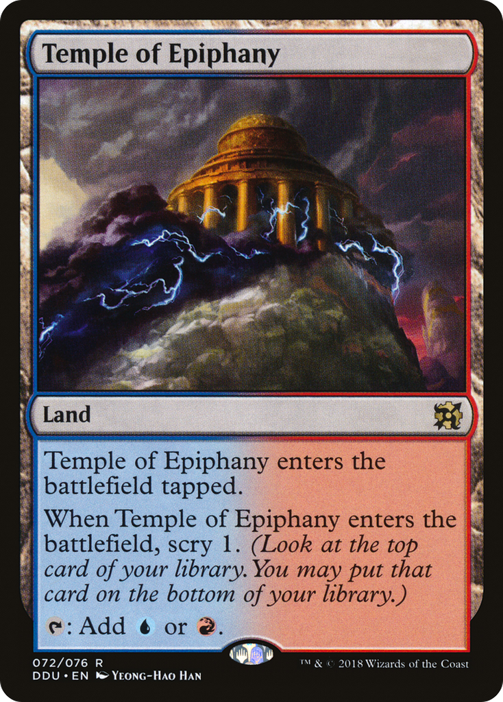 Magic: The Gathering - Temple of Epiphany - Duel Decks: Elves vs. Inventors