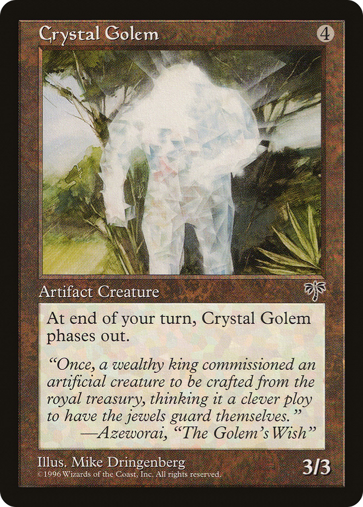 Magic: The Gathering - Crystal Golem - Mirage