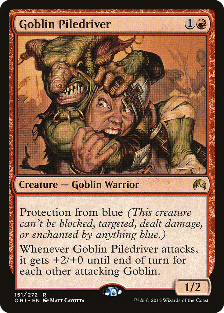 Magic: The Gathering - Goblin Piledriver - Magic Origins