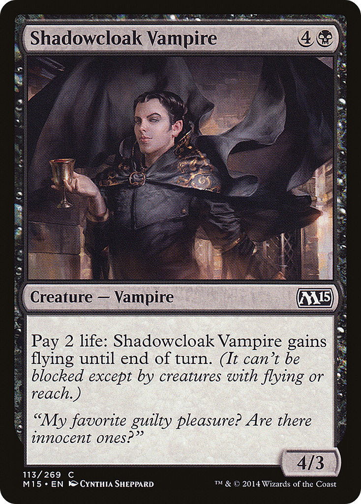 Magic: The Gathering - Shadowcloak Vampire - Magic 2015