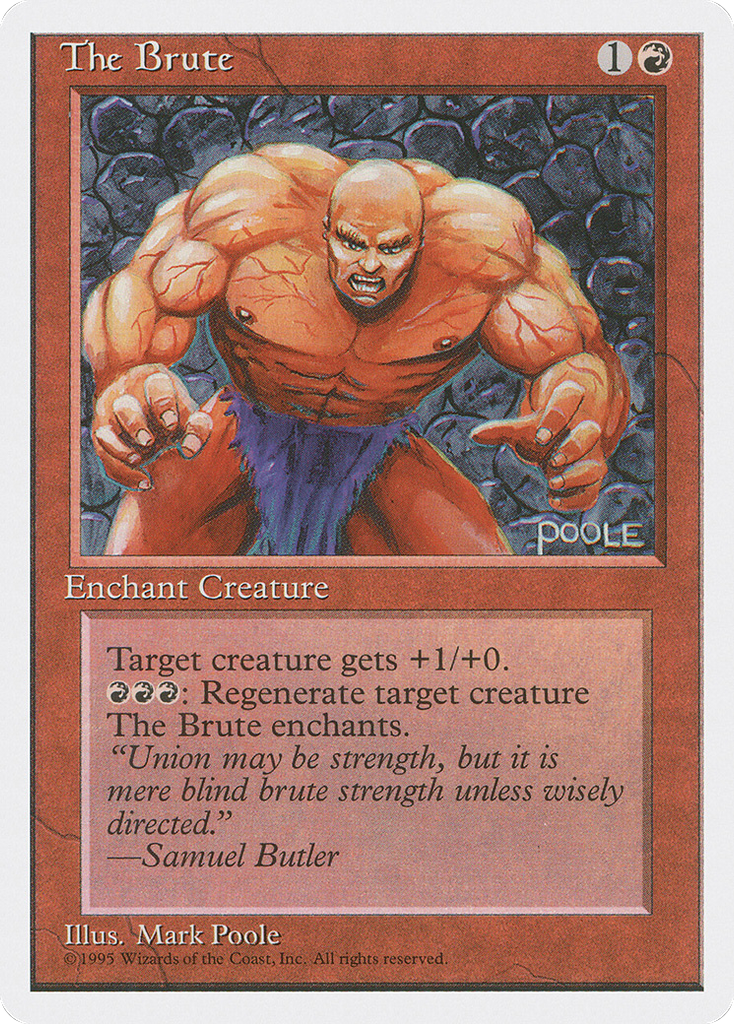 Magic: The Gathering - The Brute - Fourth Edition