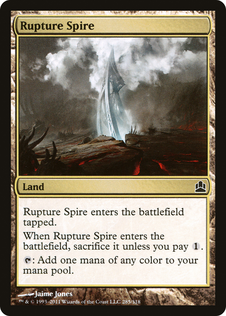 Magic: The Gathering - Rupture Spire - Commander 2011