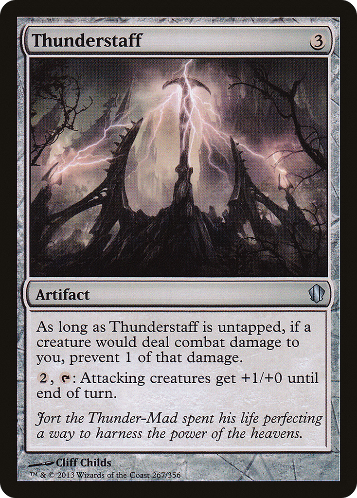 Magic: The Gathering - Thunderstaff - Commander 2013