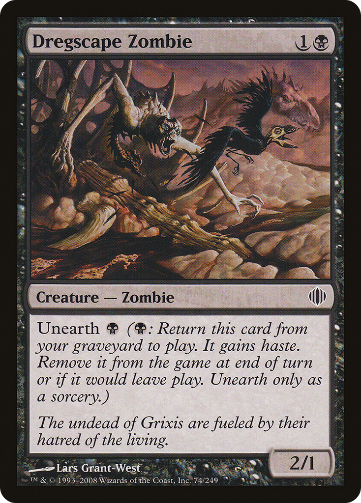 Magic: The Gathering - Dregscape Zombie - Shards of Alara