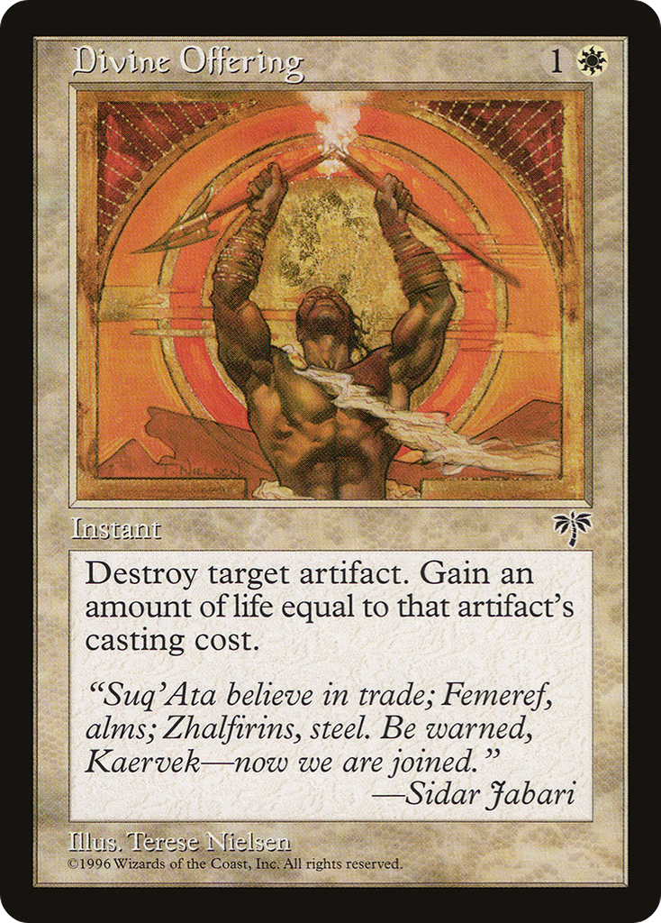 Magic: The Gathering - Divine Offering - Mirage