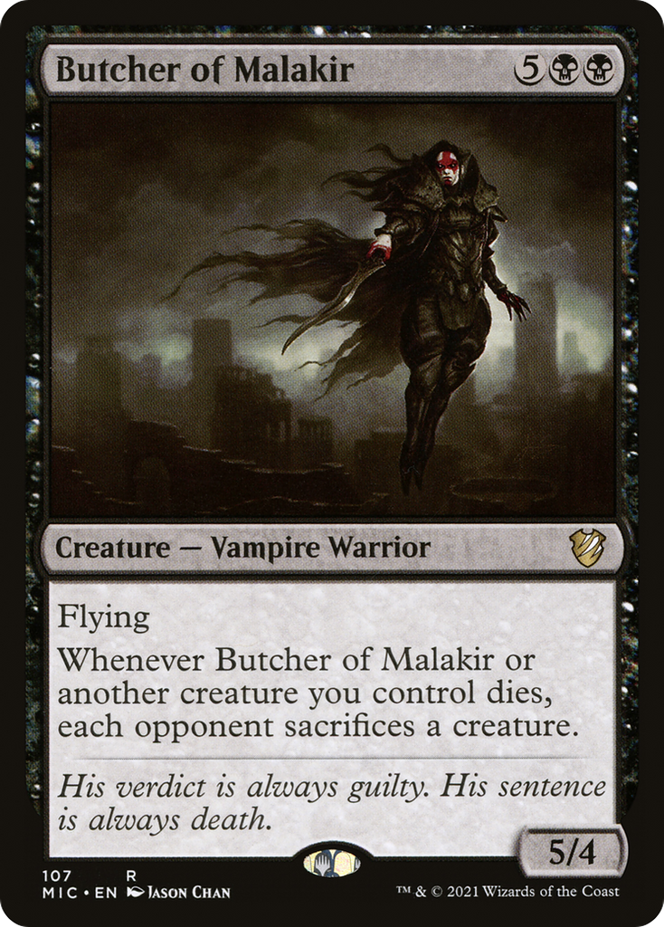 Magic: The Gathering - Butcher of Malakir - Midnight Hunt Commander