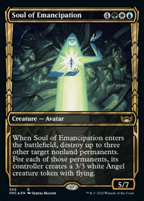 Magic the Gathering - Soul of Emancipation Foil - Streets of New Capenna