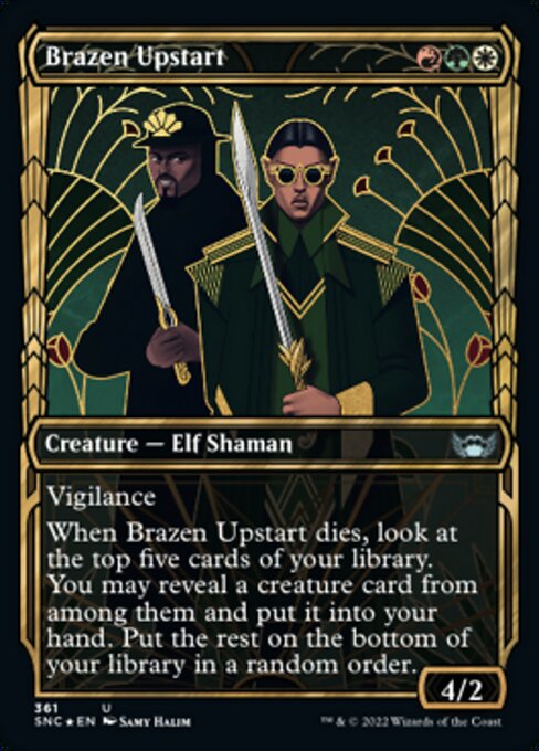 Magic the Gathering - Brazen Upstart Foil - Streets of New Capenna