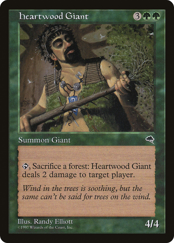 Magic: The Gathering - Heartwood Giant - Tempest