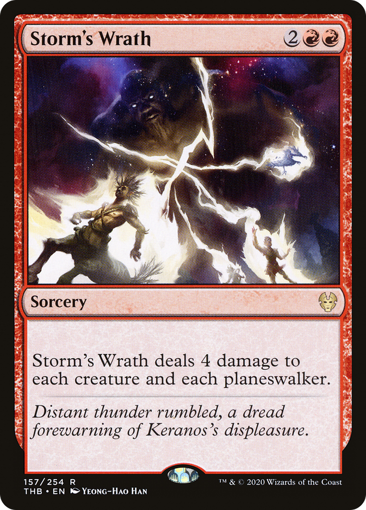 Magic: The Gathering - Storm's Wrath Foil - Theros Beyond Death