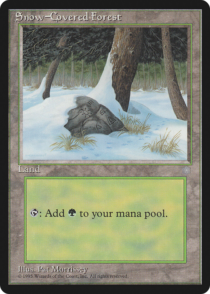 Magic: The Gathering - Snow-Covered Forest - Ice Age