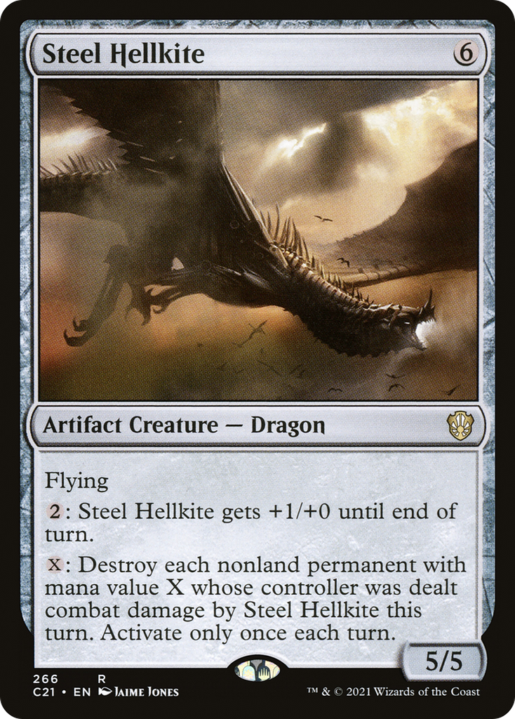 Magic: The Gathering - Steel Hellkite - Commander 2021