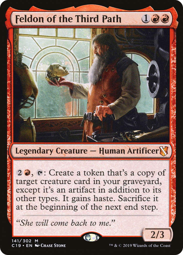 Magic: The Gathering - Feldon of the Third Path - Commander 2019