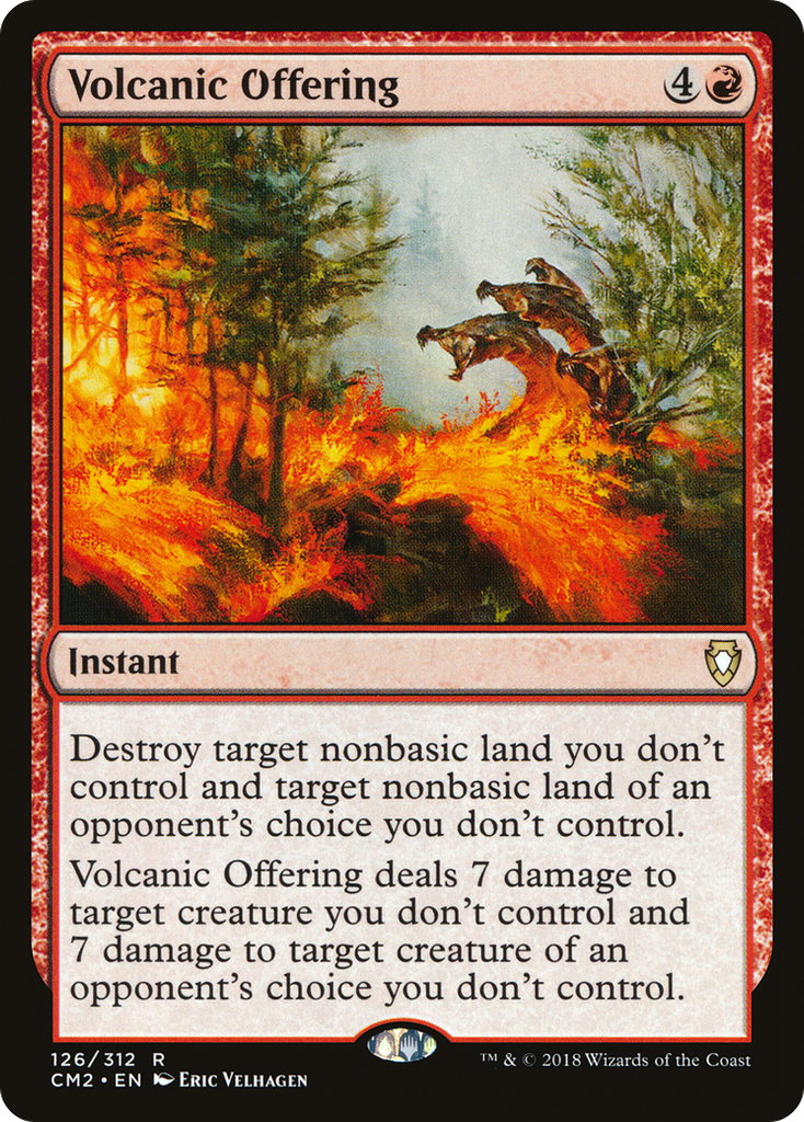 Magic: The Gathering - Volcanic Offering - Commander Anthology Volume II