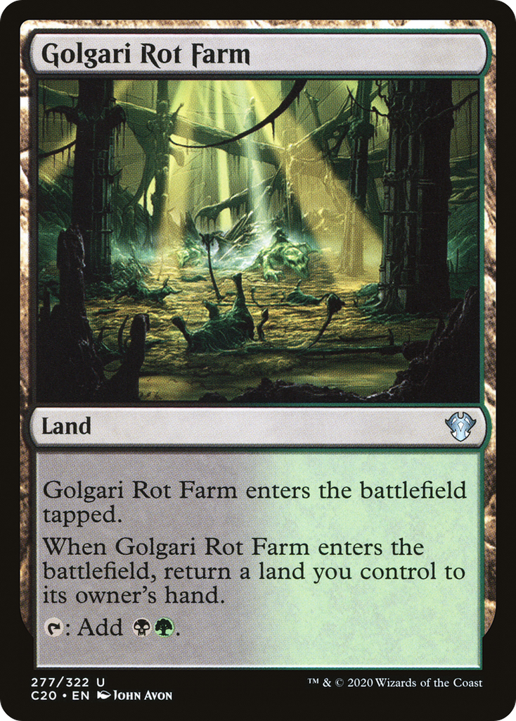 Magic: The Gathering - Golgari Rot Farm - Commander 2020