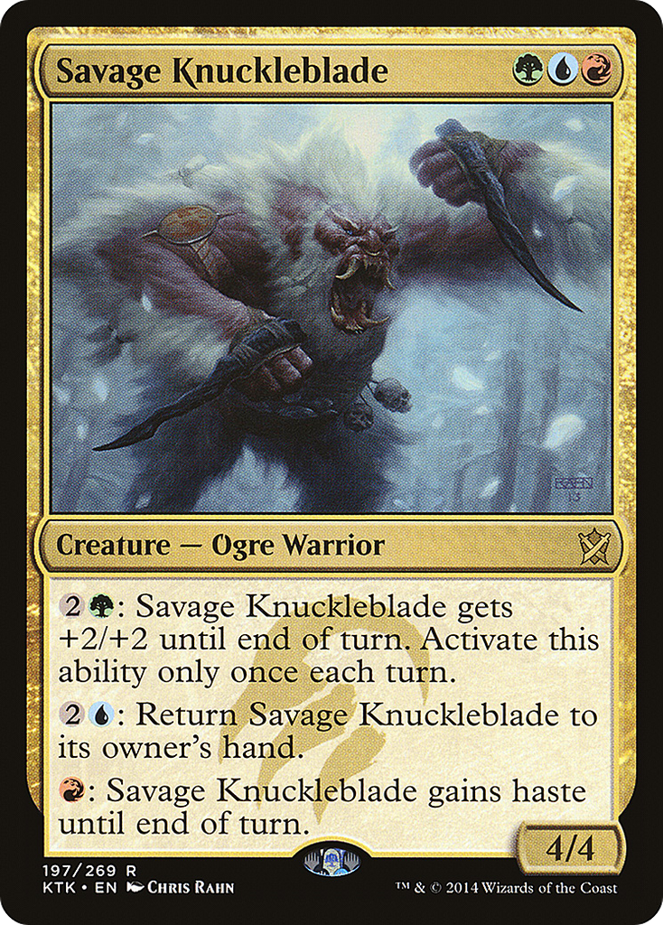 Magic: The Gathering - Savage Knuckleblade - Khans of Tarkir