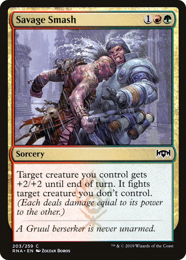 Magic: The Gathering - Savage Smash - Ravnica Allegiance