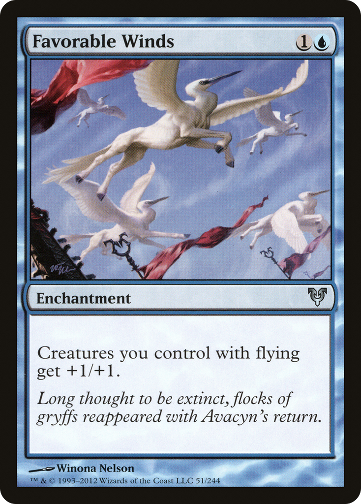 Magic: The Gathering - Favorable Winds - Avacyn Restored