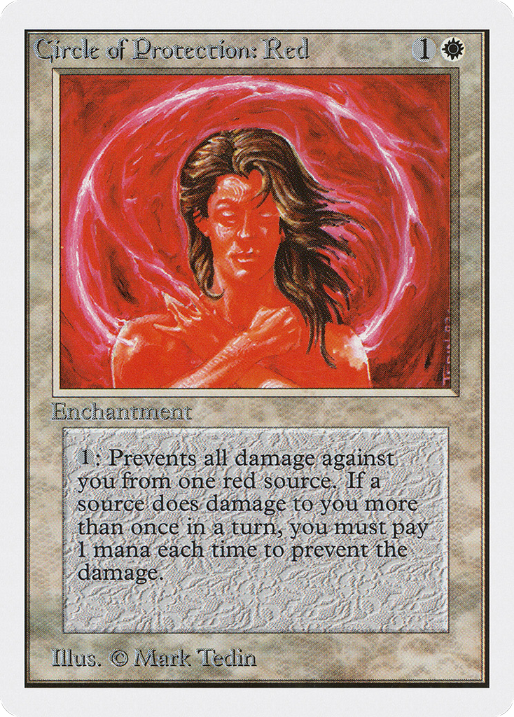 Magic: The Gathering - Circle of Protection: Red - Unlimited Edition